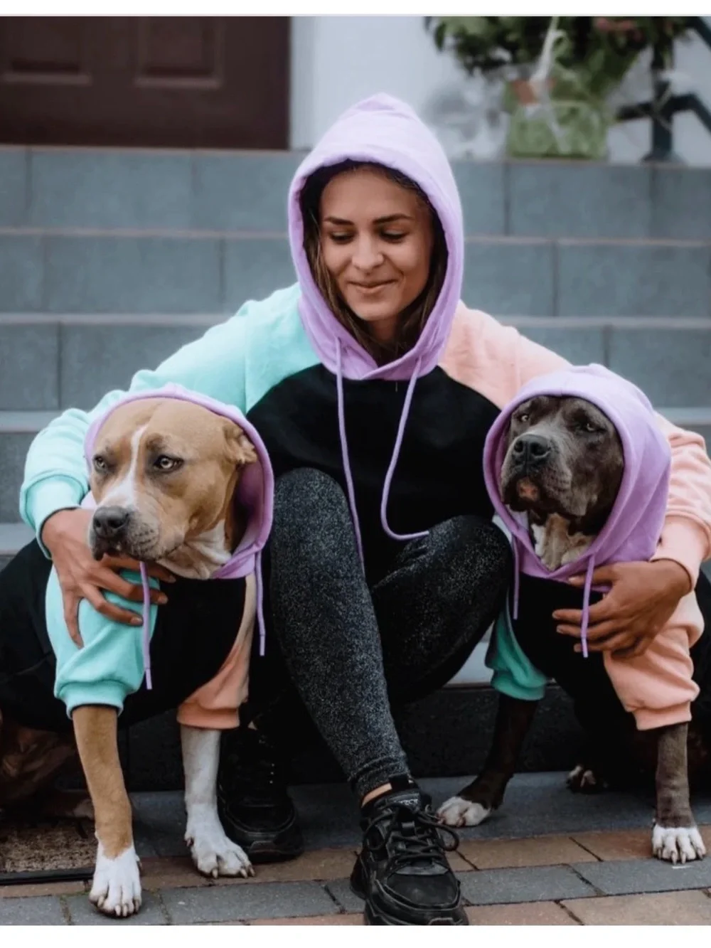 Cyber Punk Matching Hoodie Set